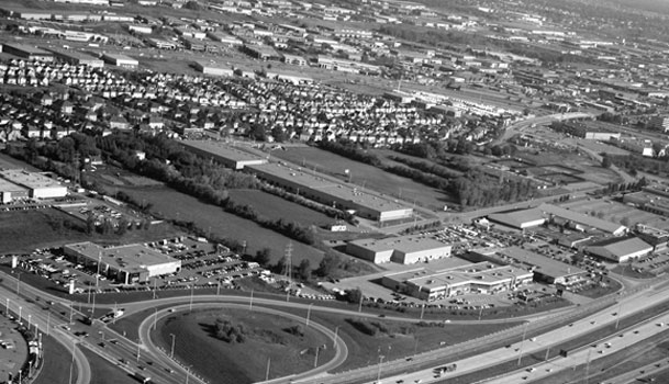 Vue aérienne de la Ville de Laval