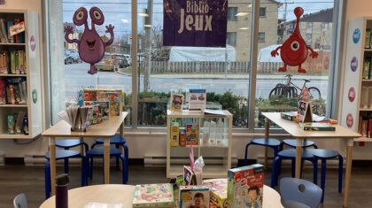 Biblio-jeux soucoupe volante