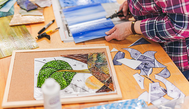 Personne qui fait de l'art