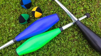 Des accessoires de jonglerie