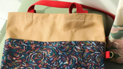Atelier de couture : fabrication d'un sac
