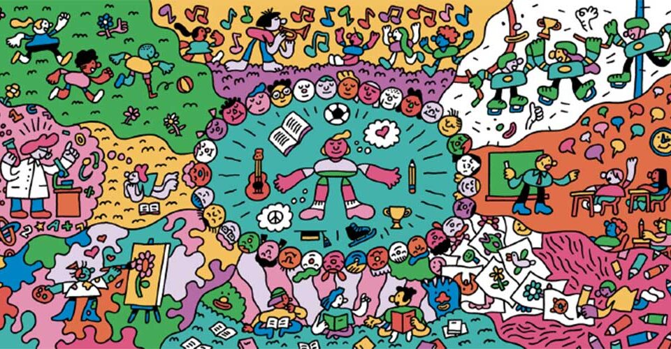 Murale de Guillaume Perreault sur un bâtiment.