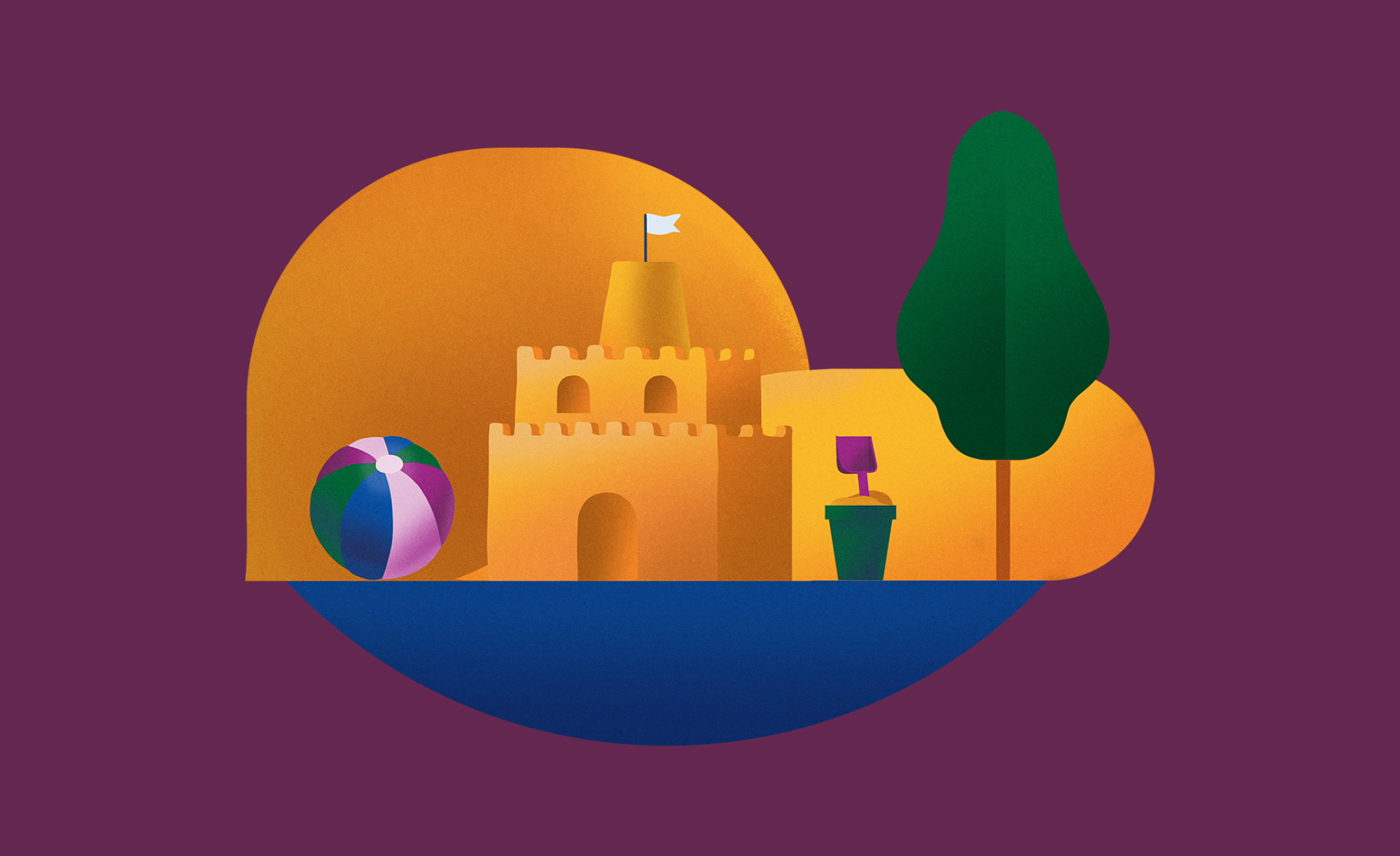 Illustration de la berge aux Quatre-Vent