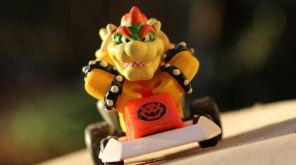 Le méchant Bowser dans le jeu Mario Bros.