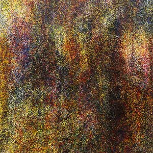 Guggenheim colour field (after Karel Appel), 2021 Impression (pigment d'archives sur papier Hahnemuhle 305 g/m², avec pelliculage mat protecteur, monté sur aluminium 90 x 90 cm