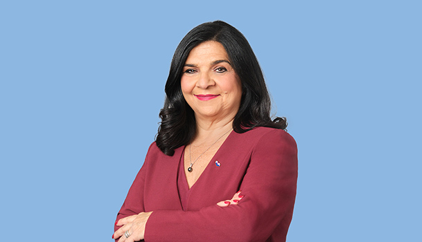 Portrait de la conseillère municipale Aglaia Revelakis
