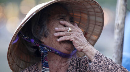 Une femme du Vietnam