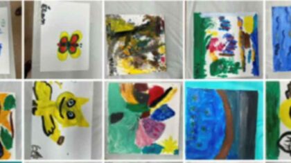 Montage de plusieurs peintures