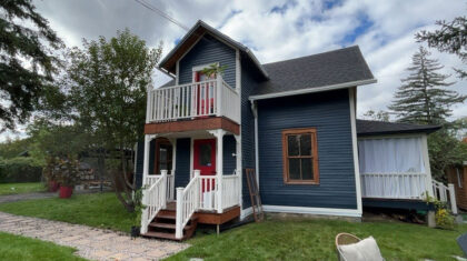 Maison patrimoniale situé au 109, rue Clarence-Gagnon après les travaux de revitalisation