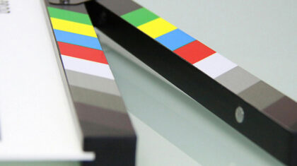 Une clapette de cinéma