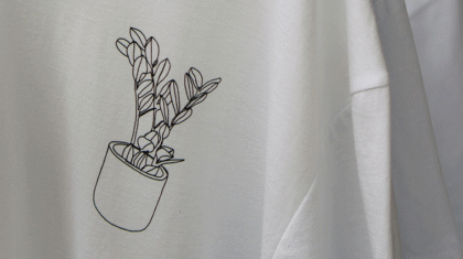 Impression au vinyle sur chandail