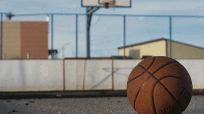 Un ballon de basketball