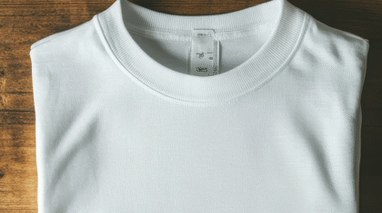 un chandail blanc